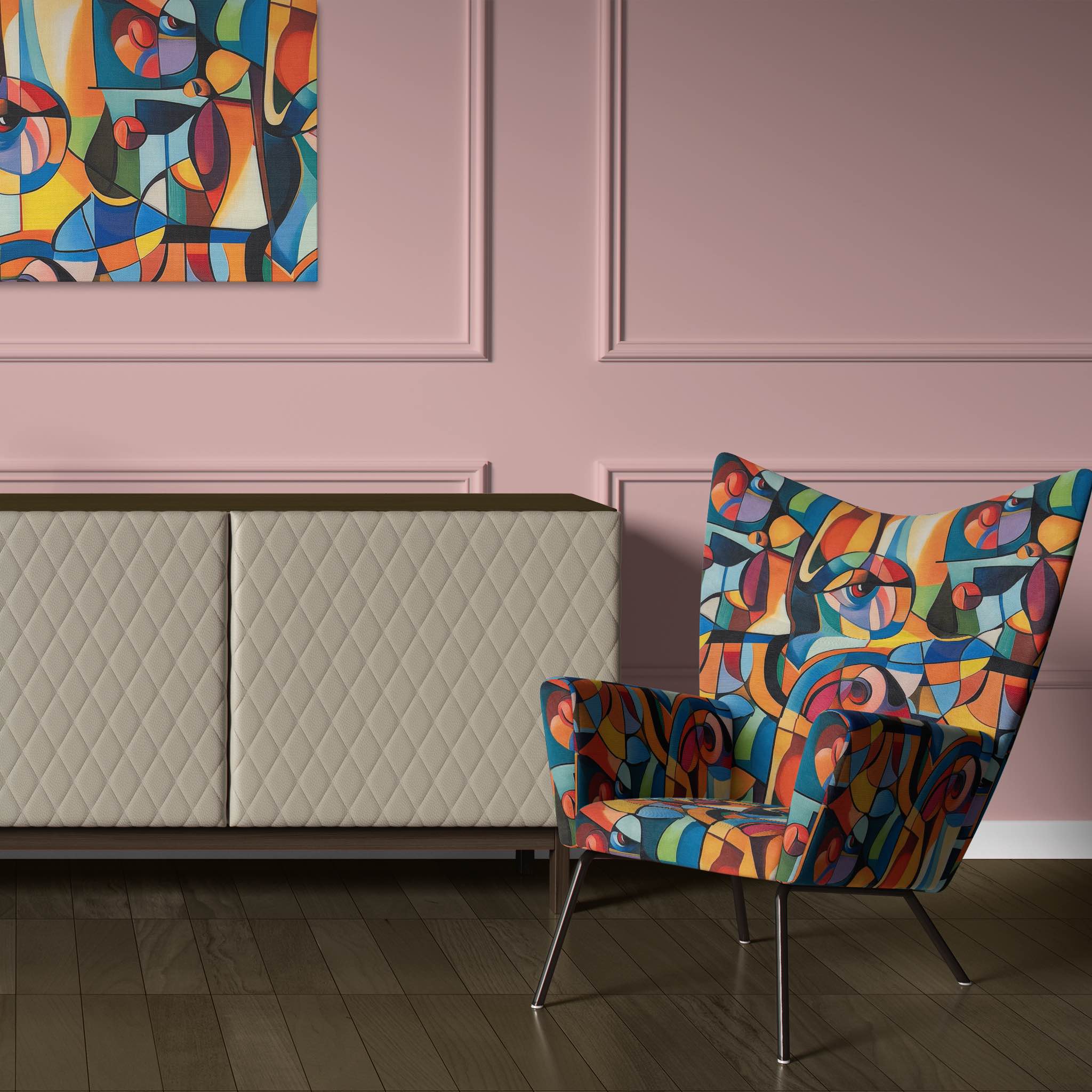 Vibrant and colorful Mougin No.9 for standout interiors and sofas.